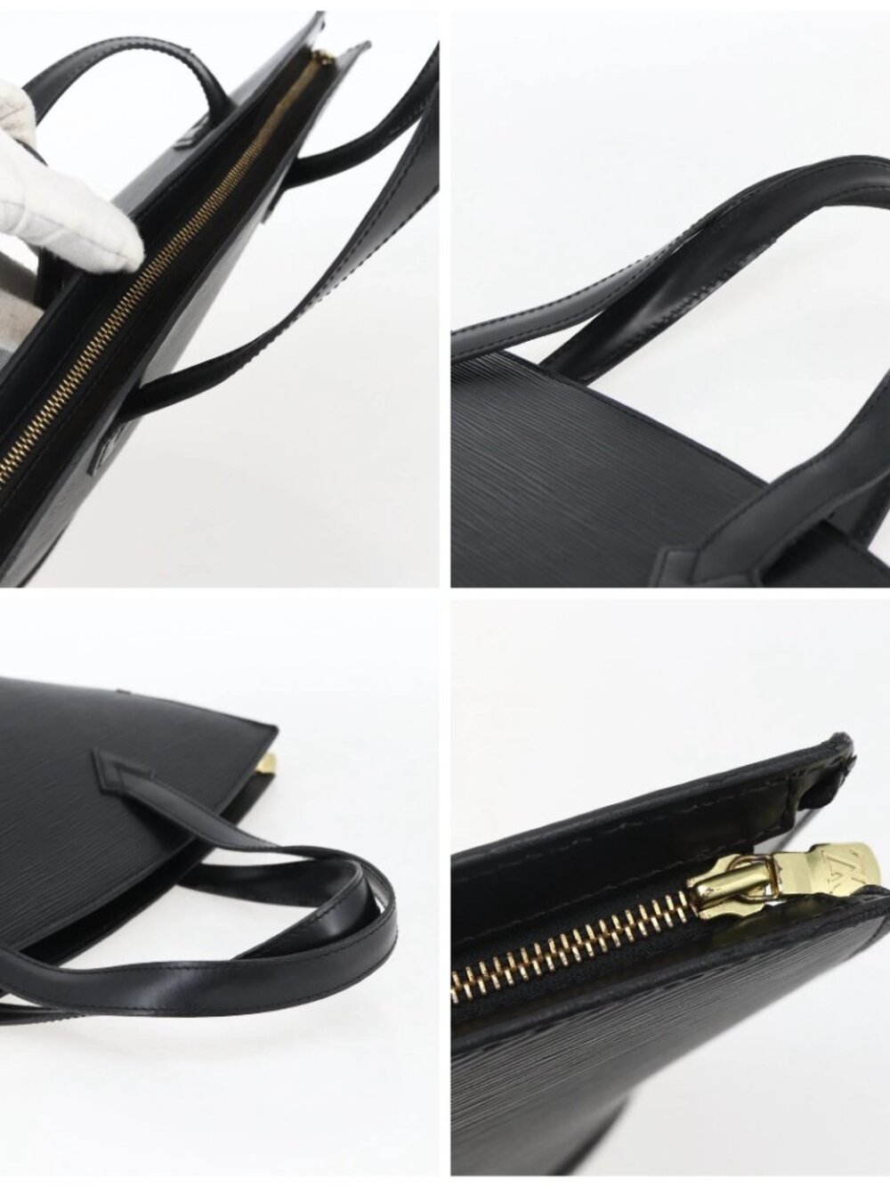 LOUIS VUITTON Epi Saint Jacques Hand Bag Black M52272 LV Auth ka2048 - Picture 16 of 16